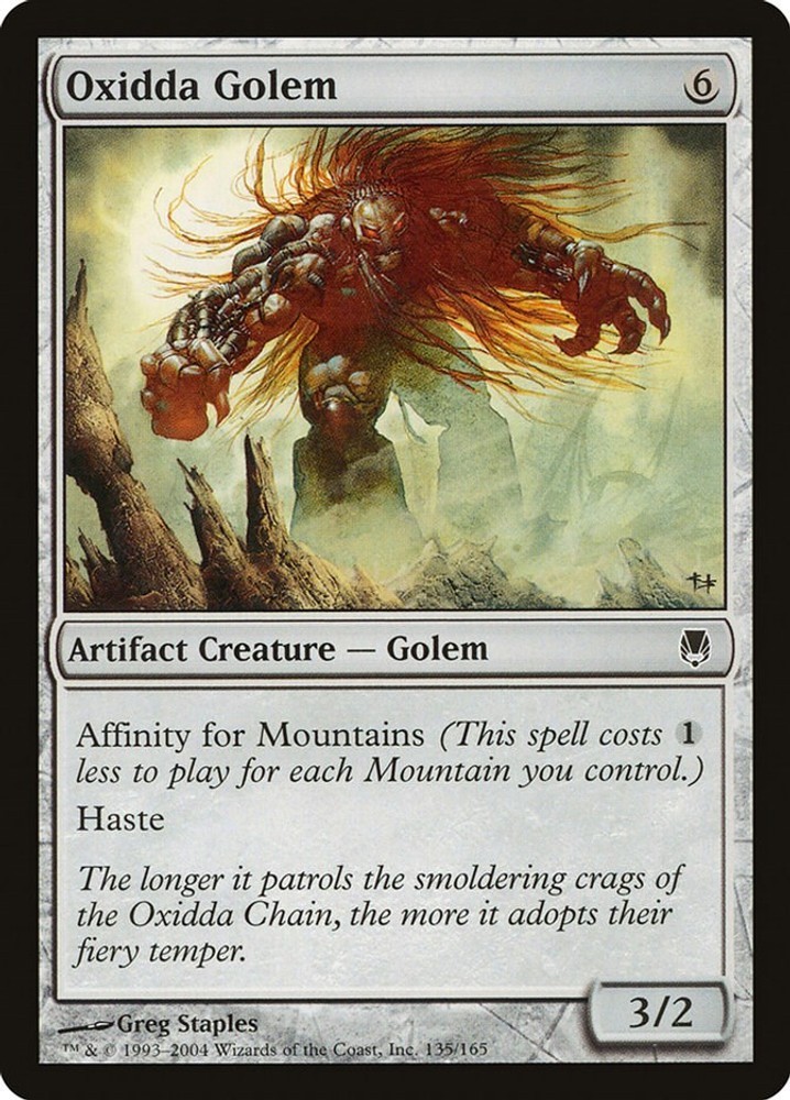 Oxidda Golem [DST – 135 Lightly Played]