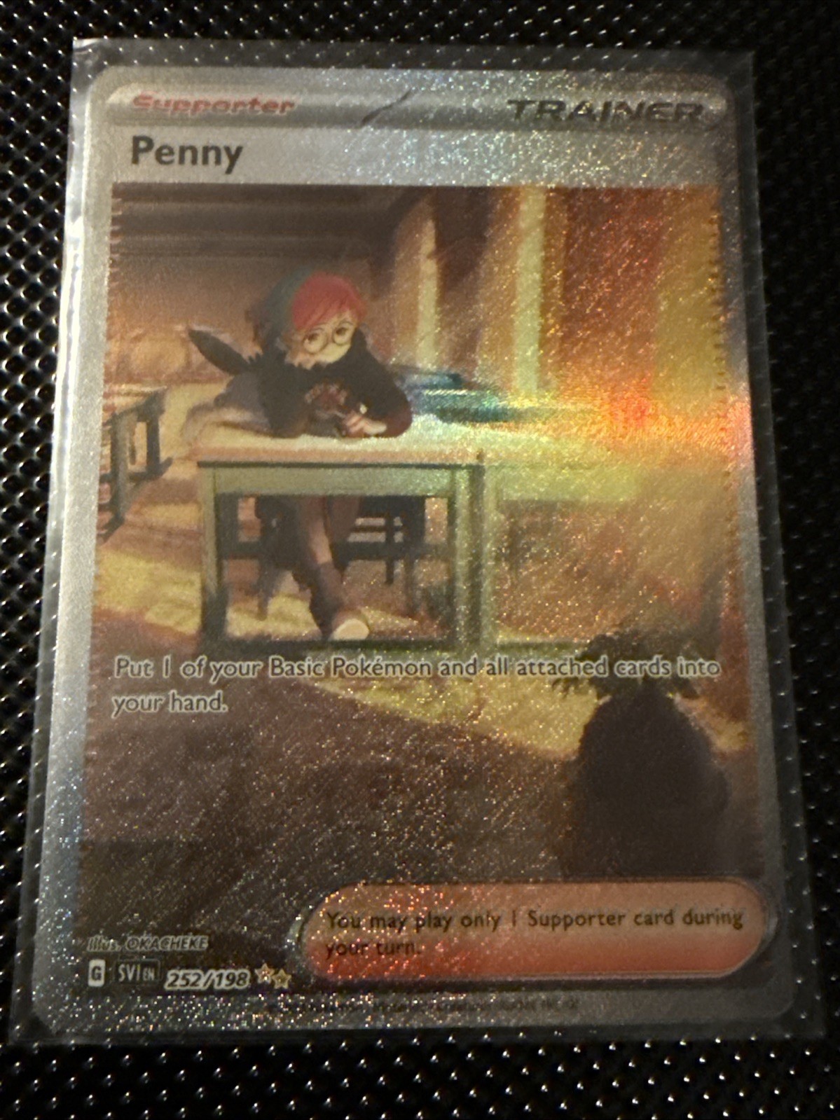 Pokémon TCG Scarlet & Violet Penny Trainer Supporter Card