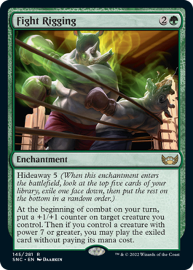 x1 Fight Rigging R MTG Streets of New Capenna M/NM, English