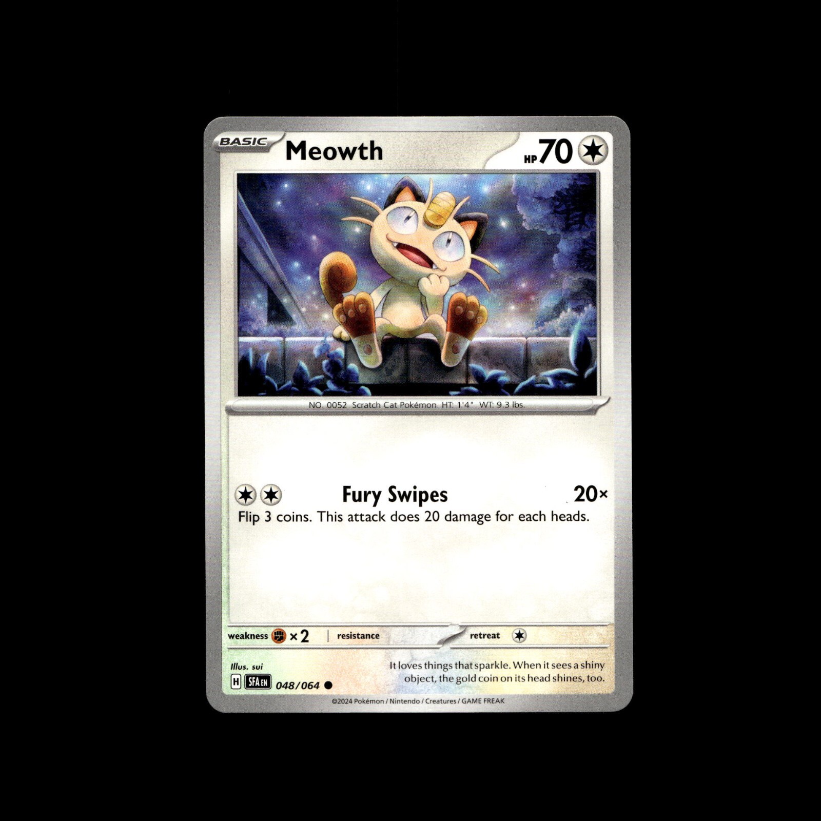 Cat Pokemon Cards! Meowth Persian Litten Meowscarada Skitty Purrloin Holo Card!