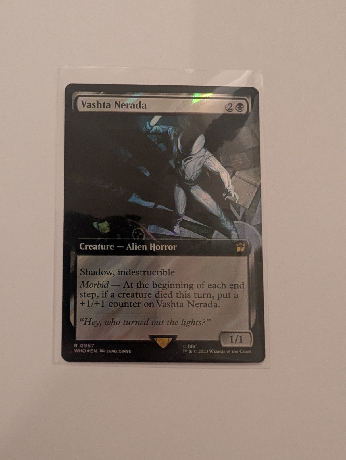 MtG Vashta Nerada Surge Foil Extended Art R #0967 Doctor Who Magic the Gathering
