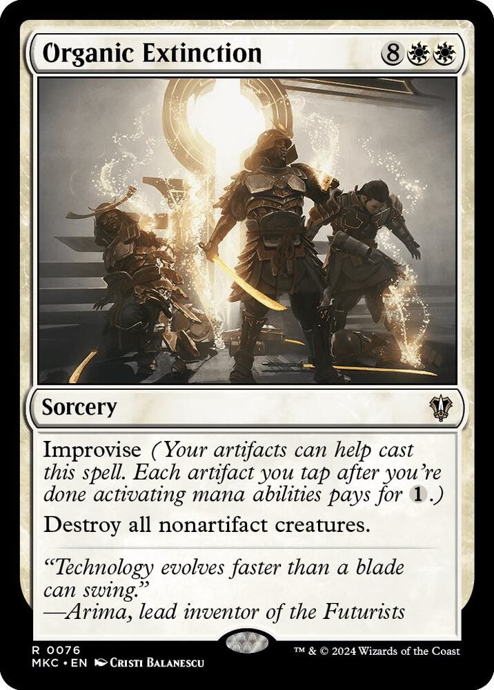 1x Organic Extinction – Commander: Murders at Karlov Manor – NM – MTG