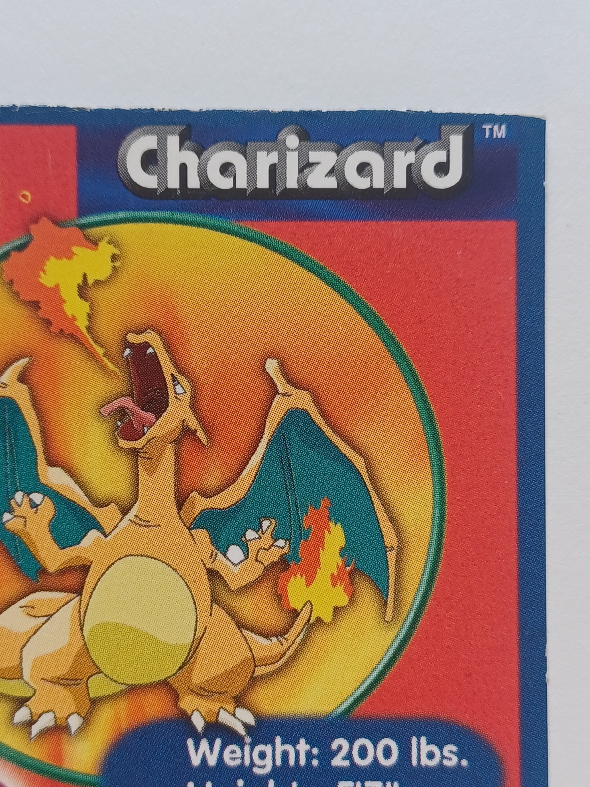 Pokémon TCG Charizard #06 Burger King PokeTrivia Card #06