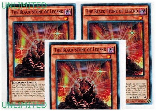 The Black Stone of Legend Unlimi X 3 YUGIOH LDK2-ENJ05 Effect Monster