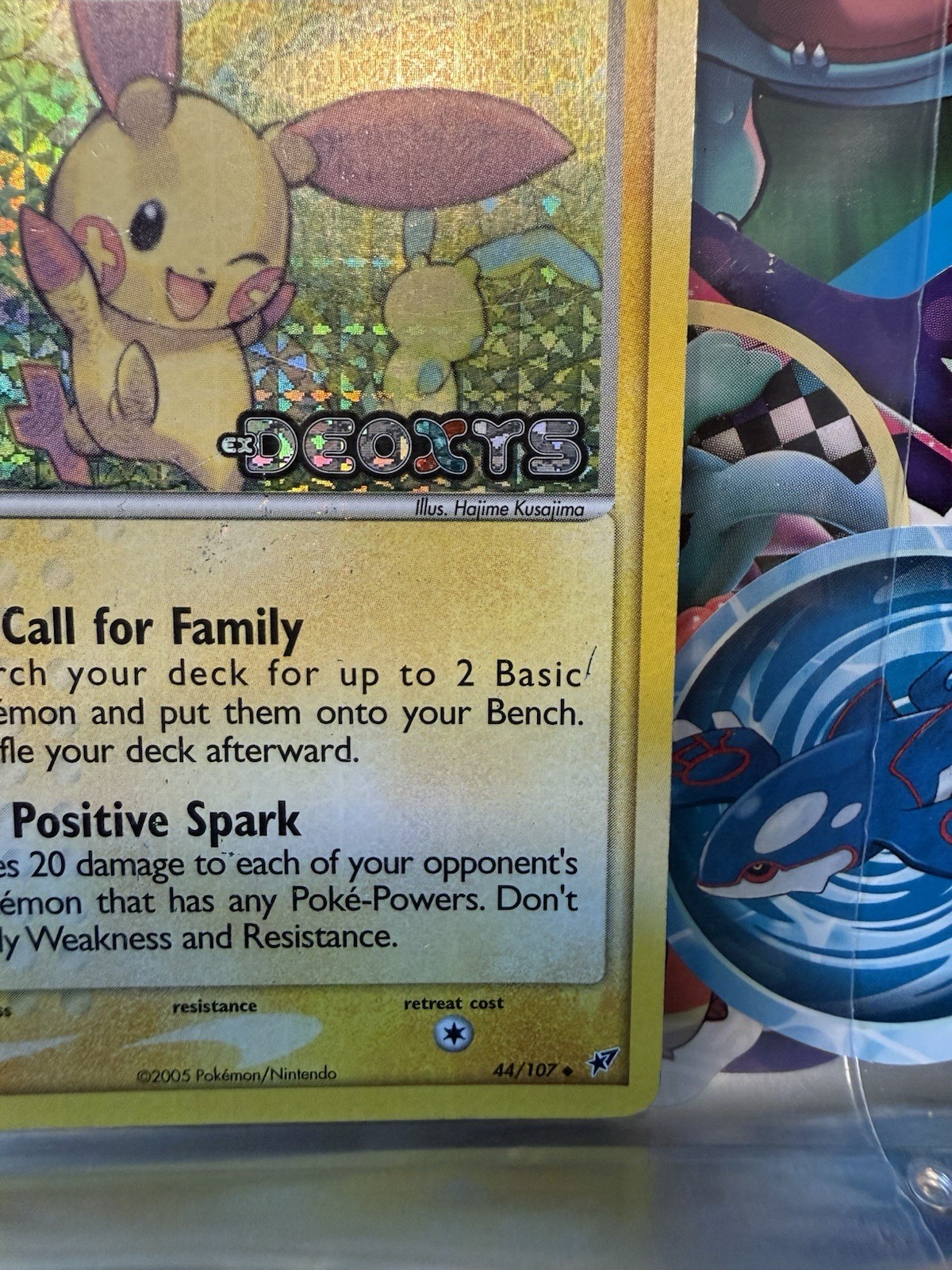 Plusle 44/107 Deoxys Reverse Holo Pokemon