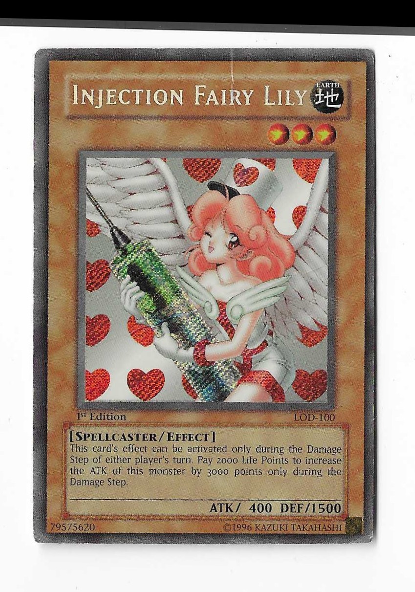 Injection Fairy Lily LOD-100 Legacy of Darkness 1st Edition worn