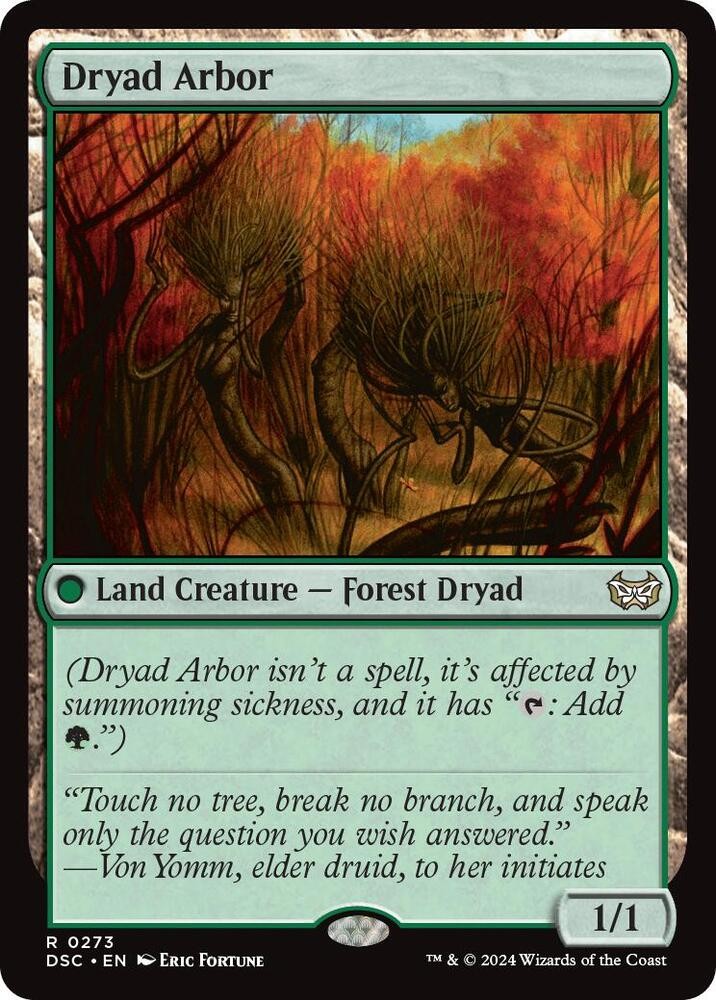 Dryad Arbor R Commander: Duskmourn: House of Horror 273 NM