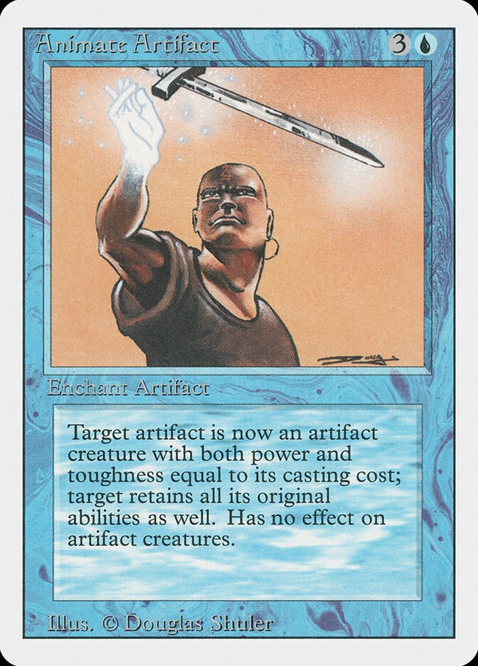 Animate Artifact (048) Revised Edition 3ED MTG Magic