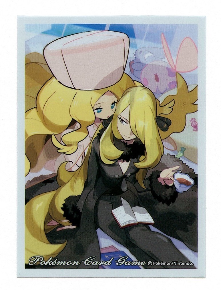 2019 Cynthia & Caitlin Individual Card Sleeve Pokemon Center Japan Original