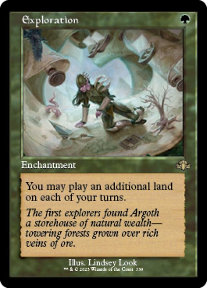 MTG Exploration – Foil – Retro Frame, NM-Mint, English Dominaria Remastered