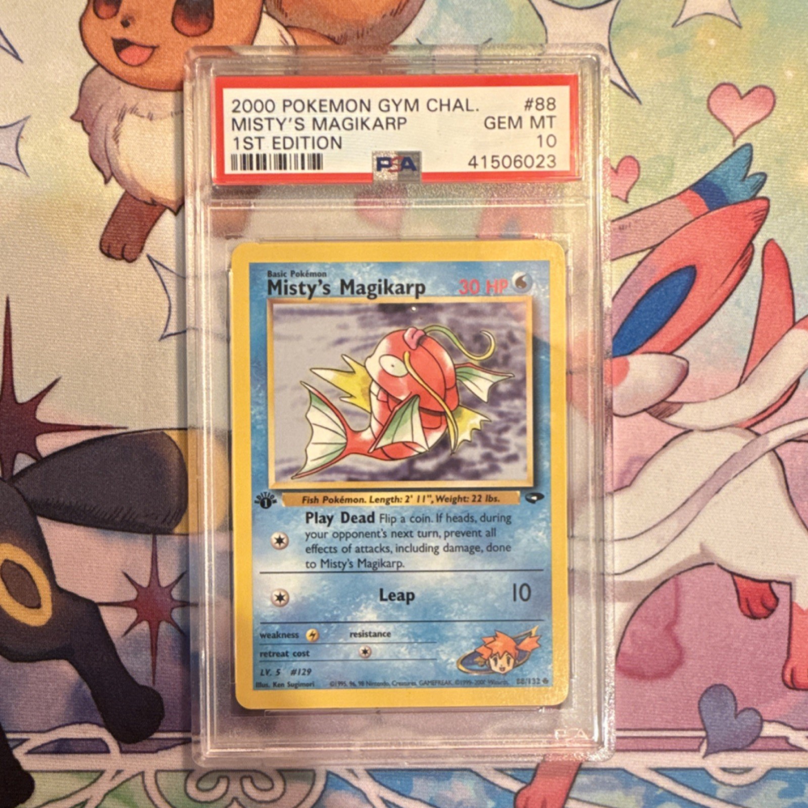 Pokémon TCG Misty’s Magikarp 88/132 Gym Challenge 1st Edition 2000 PSA 10