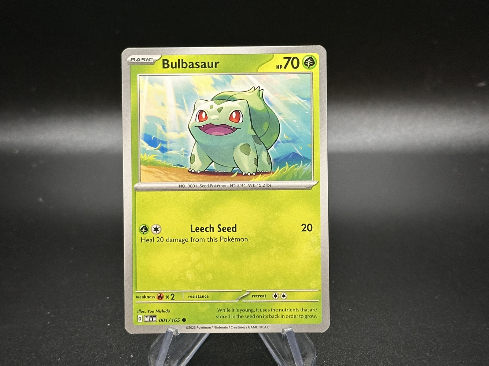 Bulbasaur – 1/165 Scarlet & Violet 151 – Pokémon TCG