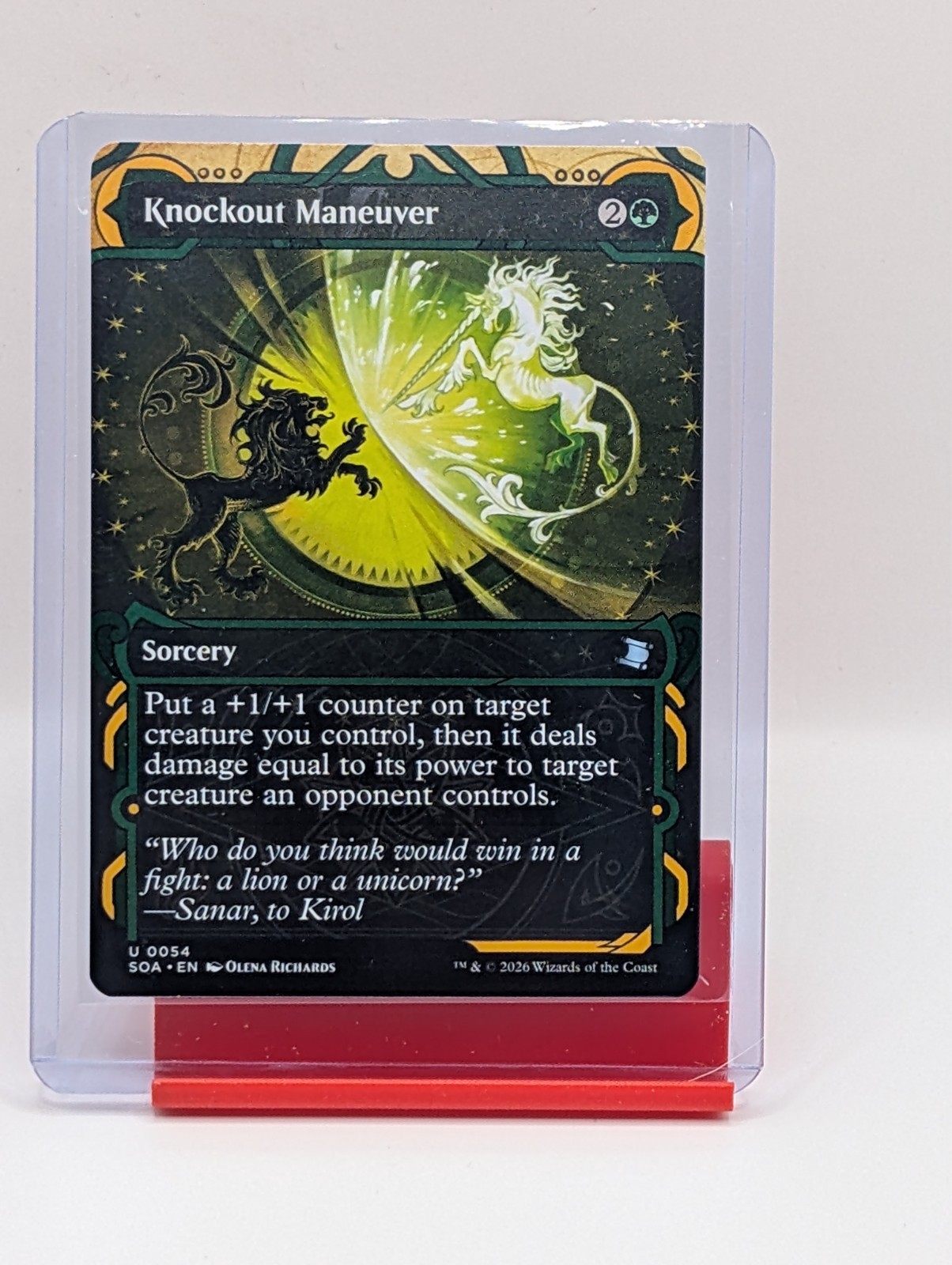 Knockout Maneuver #54 Magic Secrets of Strixhaven Mystical Archive Regular