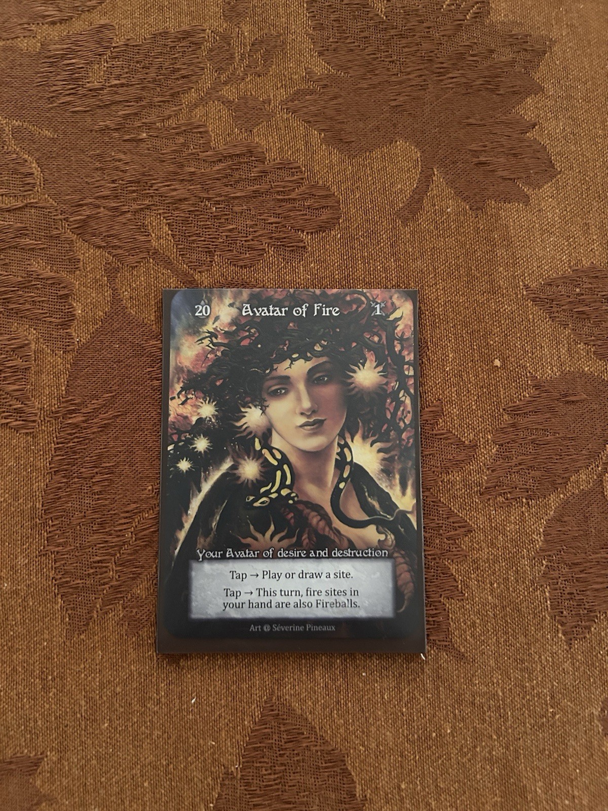 Sorcery Contested Realm Alpha Avatar Of Fire Preconstructed Deck