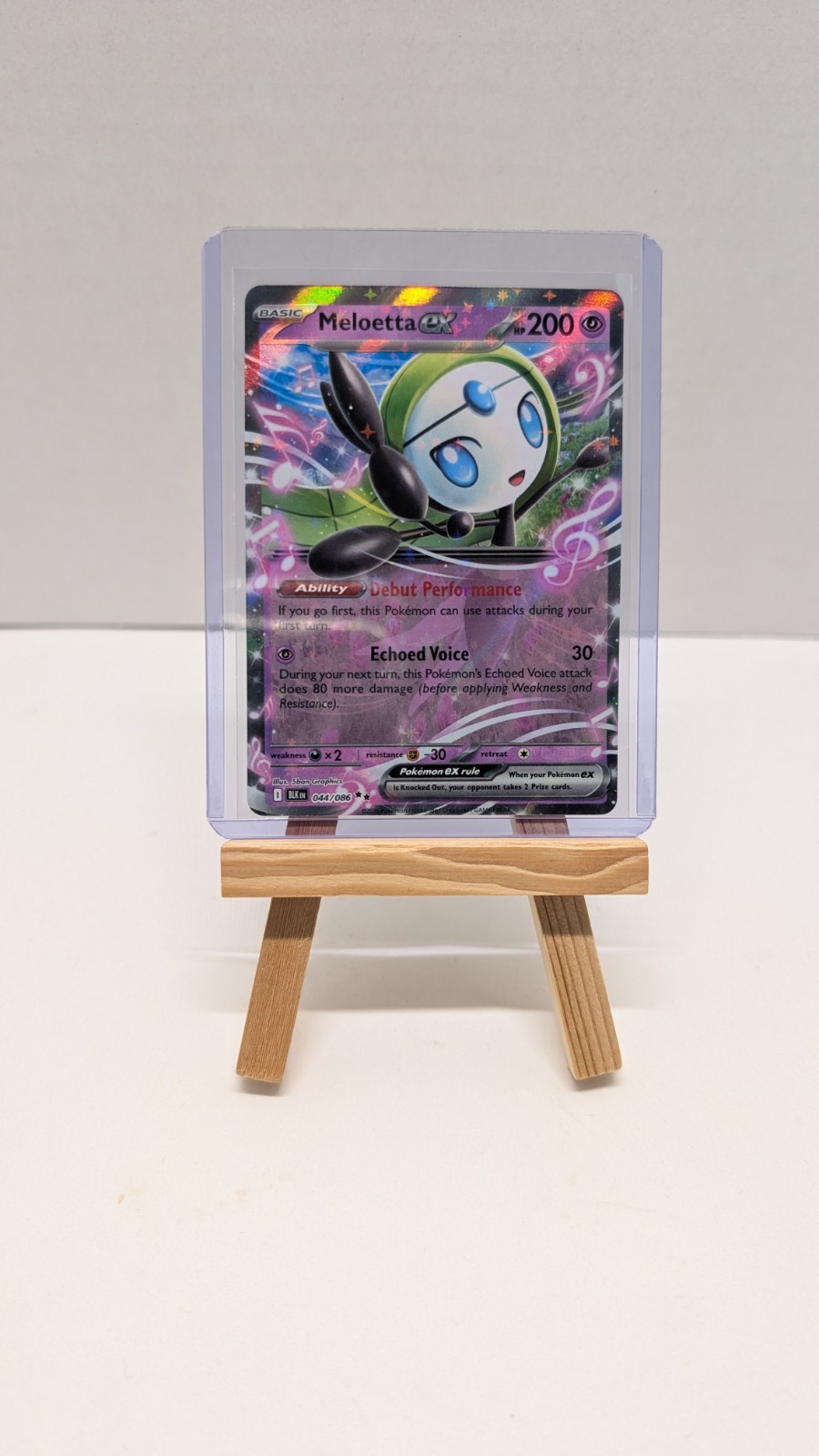 Pokémon TCG, Meloetta Ex 044/086 – Black Bolt