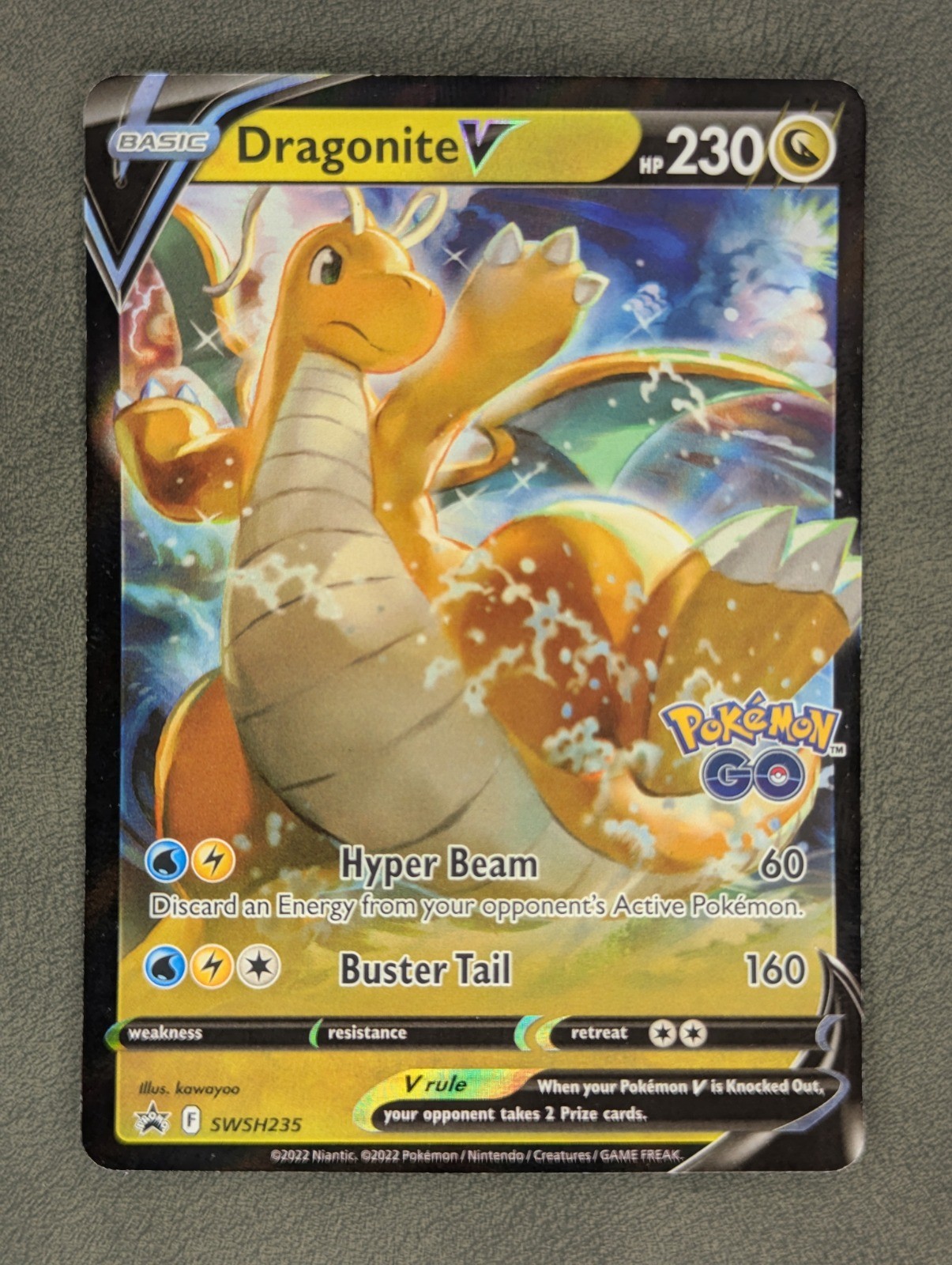 Dragonite V SWSH235 Pokémon TCG Promo SWSH: Sword & Shield Promo Cards Near Mint