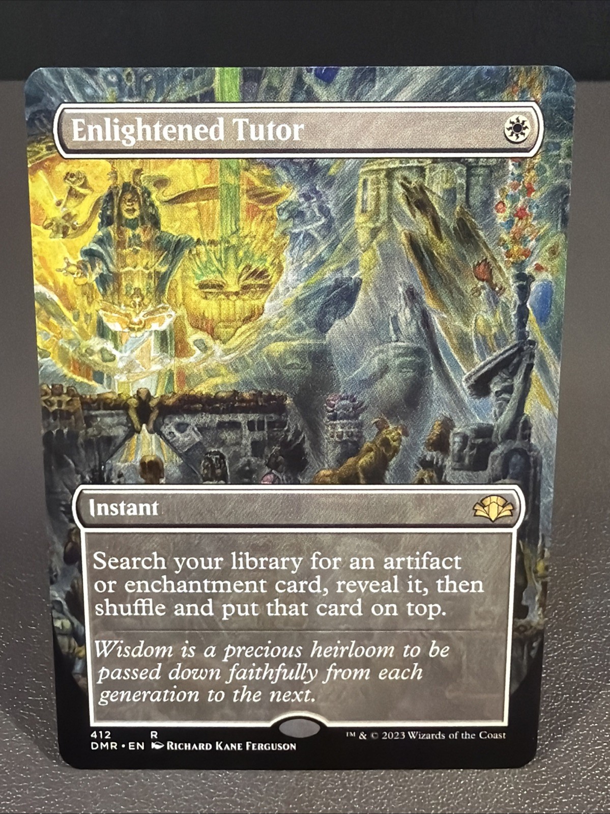 Enlightened Tutor (Borderless) Dominaria Remastered Regular