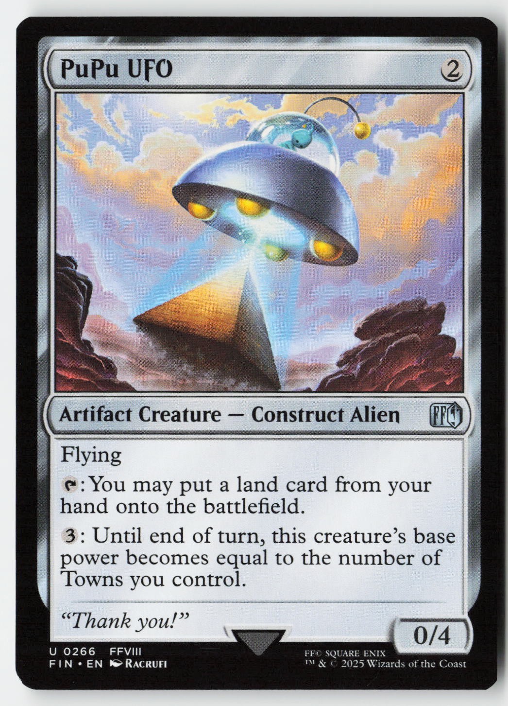 PuPu UFO #266 (NM) Final Fantasy FIN Magic MTG