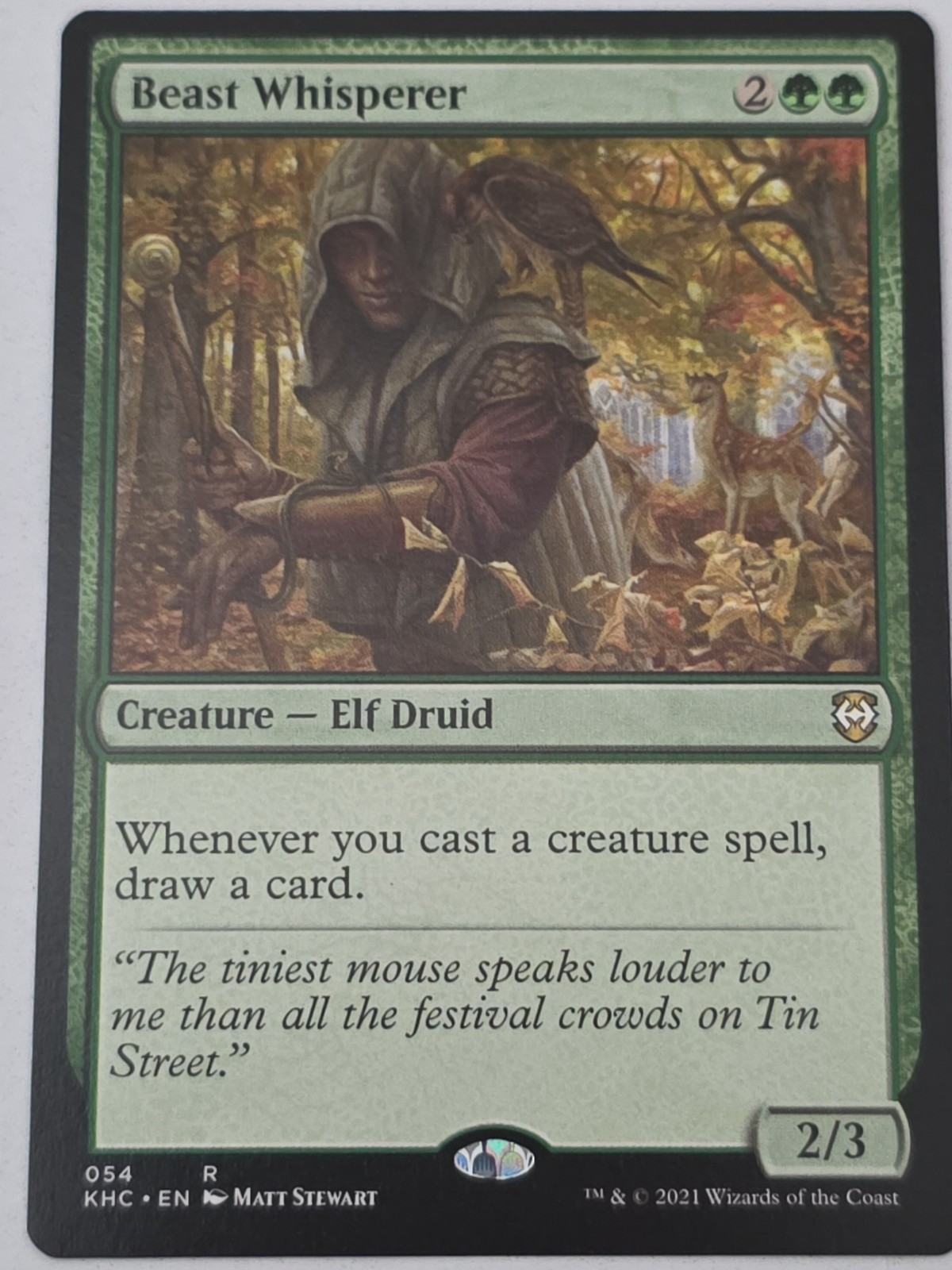 Beast Whisperer Commander: Kaldheim Regular