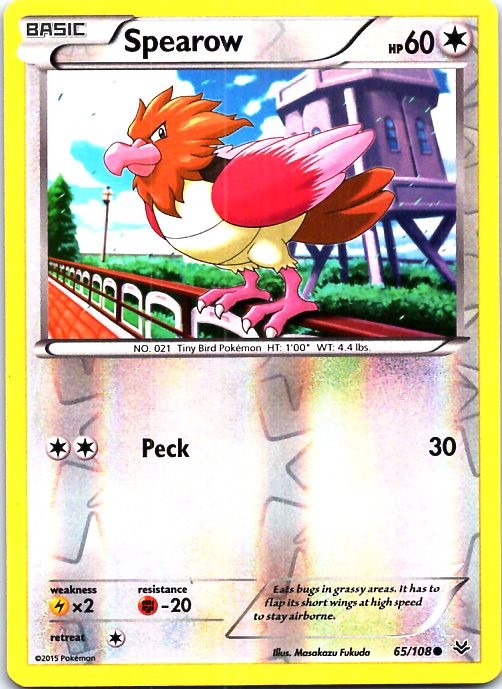 Pokemon #65/108 Spearow