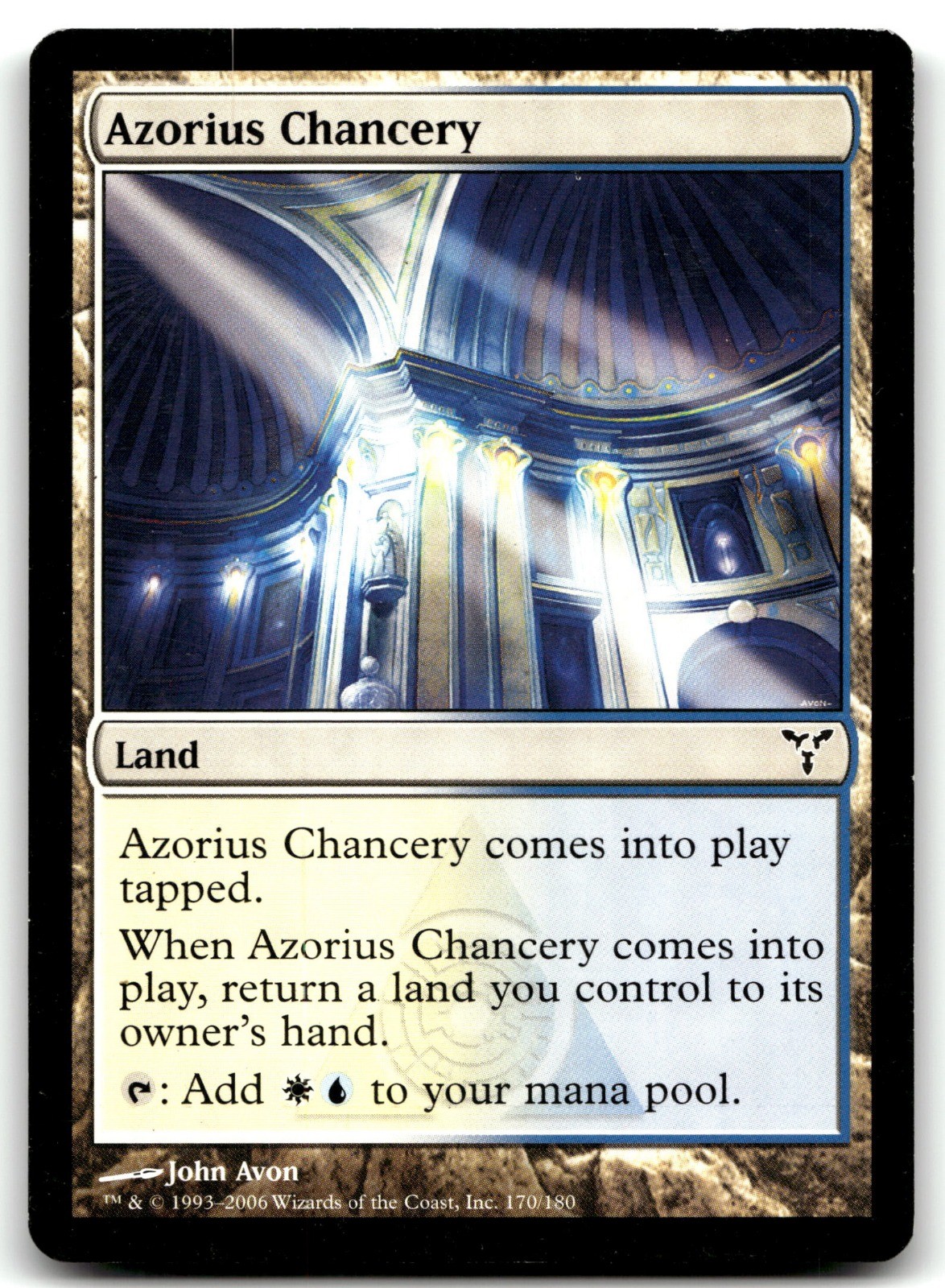 Azorius Chancery MTG DIS 170 Blue, White John Avon