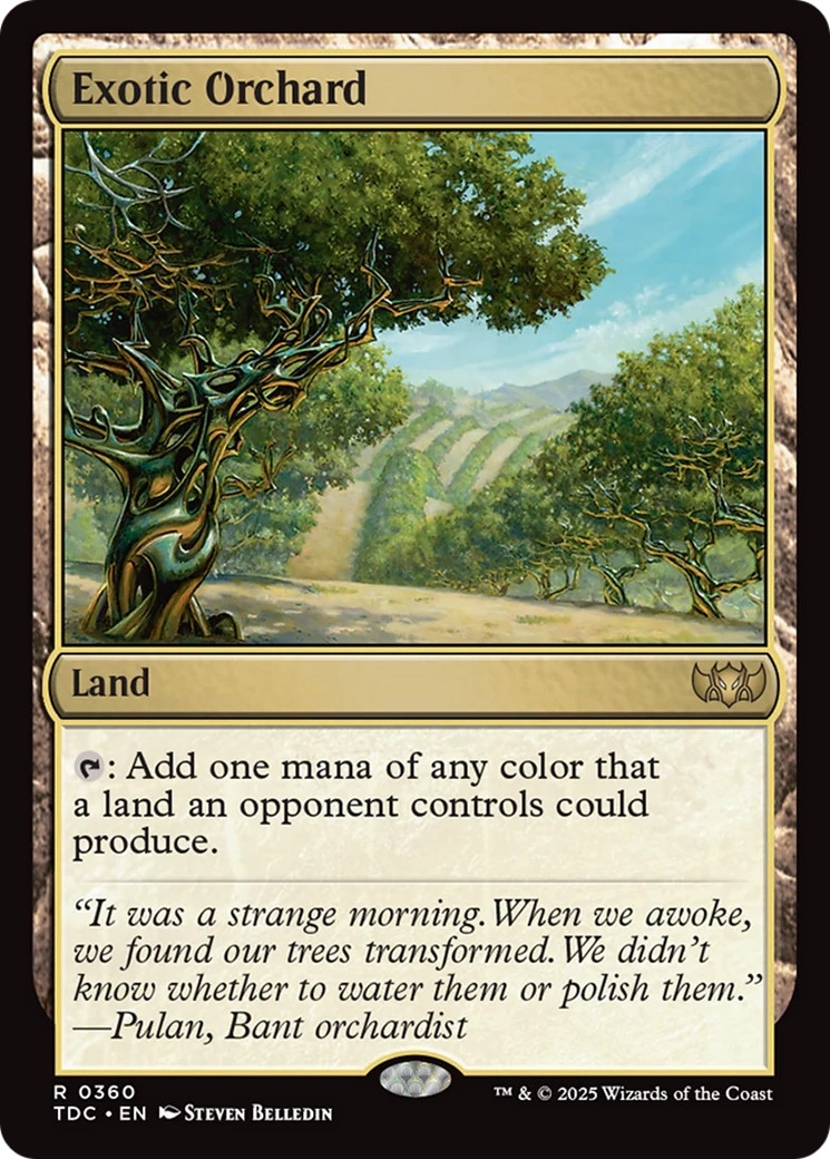 Exotic Orchard [Tarkir: Dragonstorm Commander] Near Mint