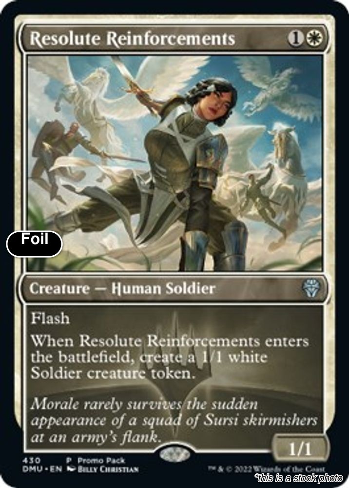 MTG Resolute Reinforcements [PPDMU – 430] LP Foil