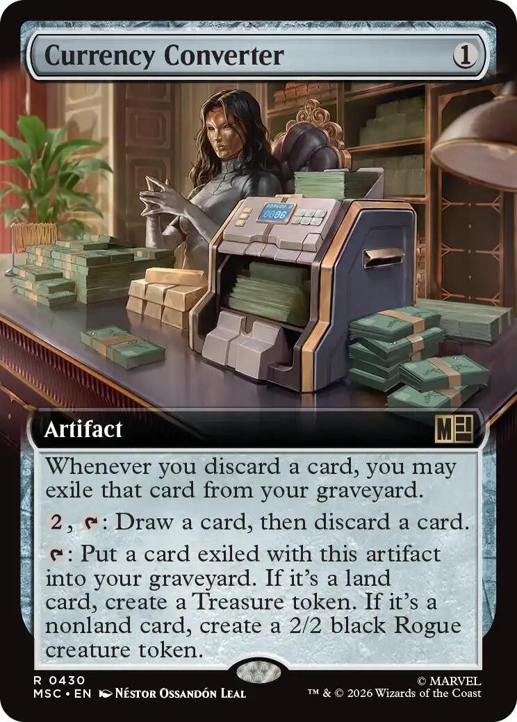 Currency Converter (Extended Art) [Commander: Marvel Super Heroes – 430] NM