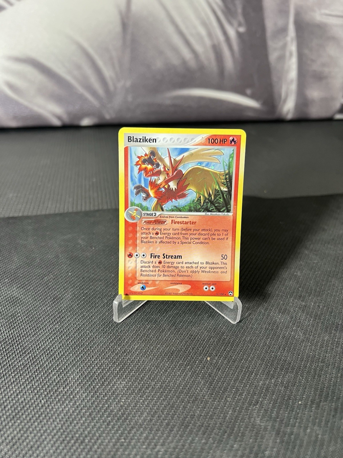 BLAZIKEN HOLO RARE POWER KEEPERS 5/108 FIRE HOLO POKEMON CARD
