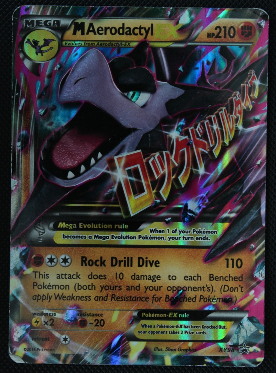 Pokémon TCG M Aerodactyl XY Black Star Promo Card XY98 (HP)