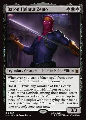 Baron Helmut Zemo MSH NM MTG