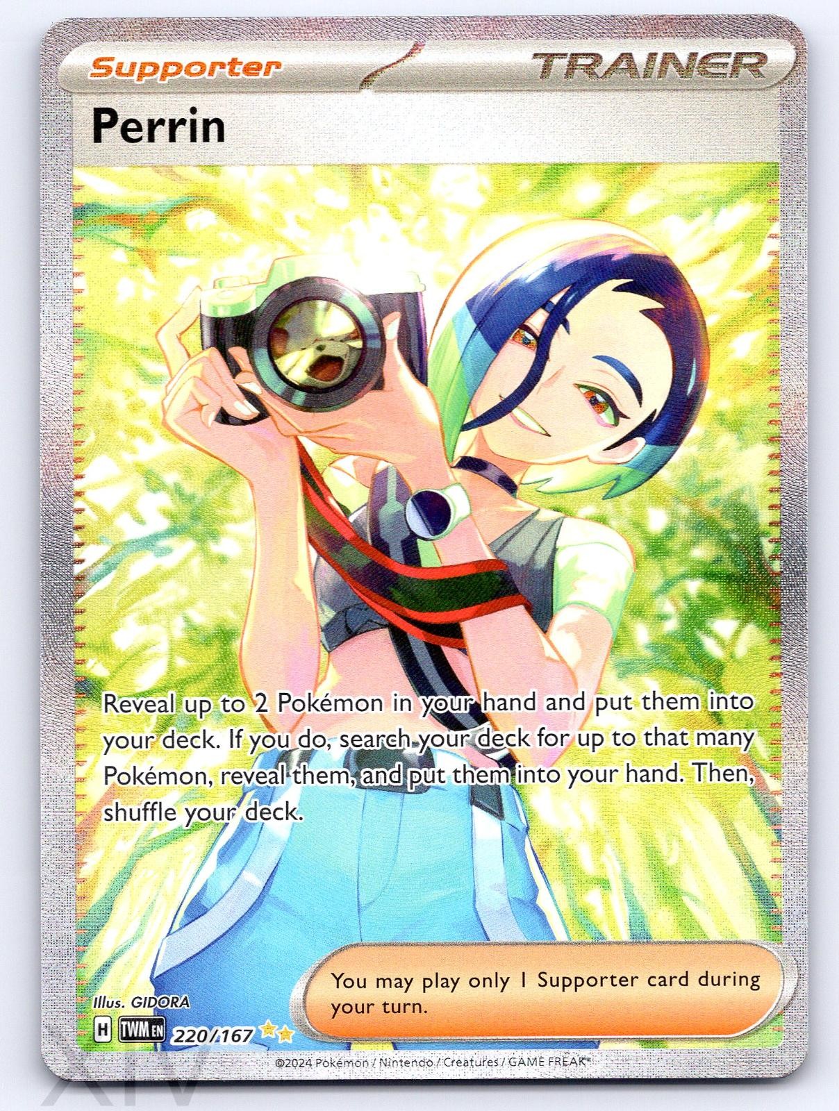 Perrin 220/167 Pokemon Twilight Masquerade Special Illustration Rare