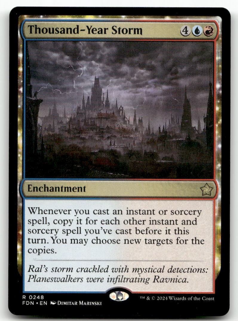 Thousand-Year Storm MTG Foundations 248 Rare NM