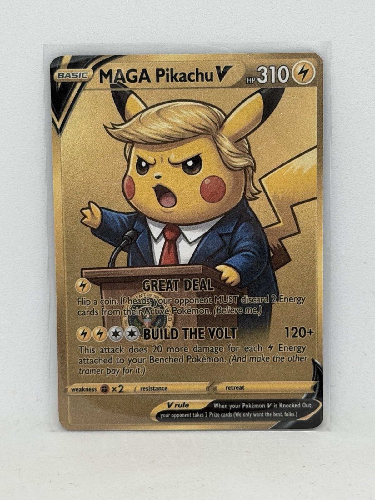 Donald Trump Pokemon Card -HP310