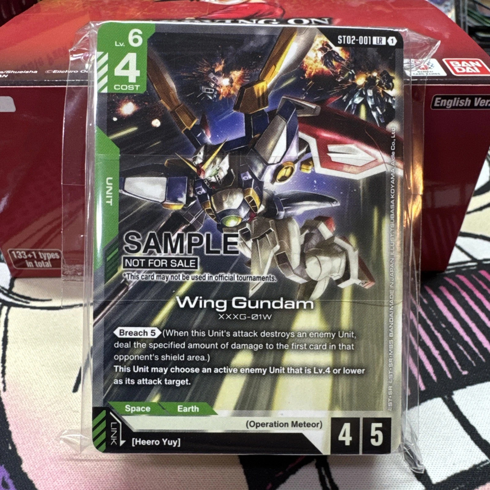 Gundam Card Game – Demo Half Deck – Mobile Suit Gundam Wing – SEALED – ENGLISH
