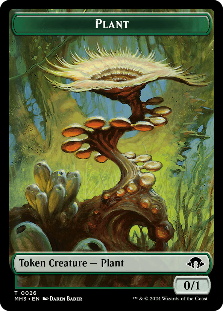 Plant // Energy Reserve Double-Sided Token [Modern Horizons 3 Tokens] Near Mint