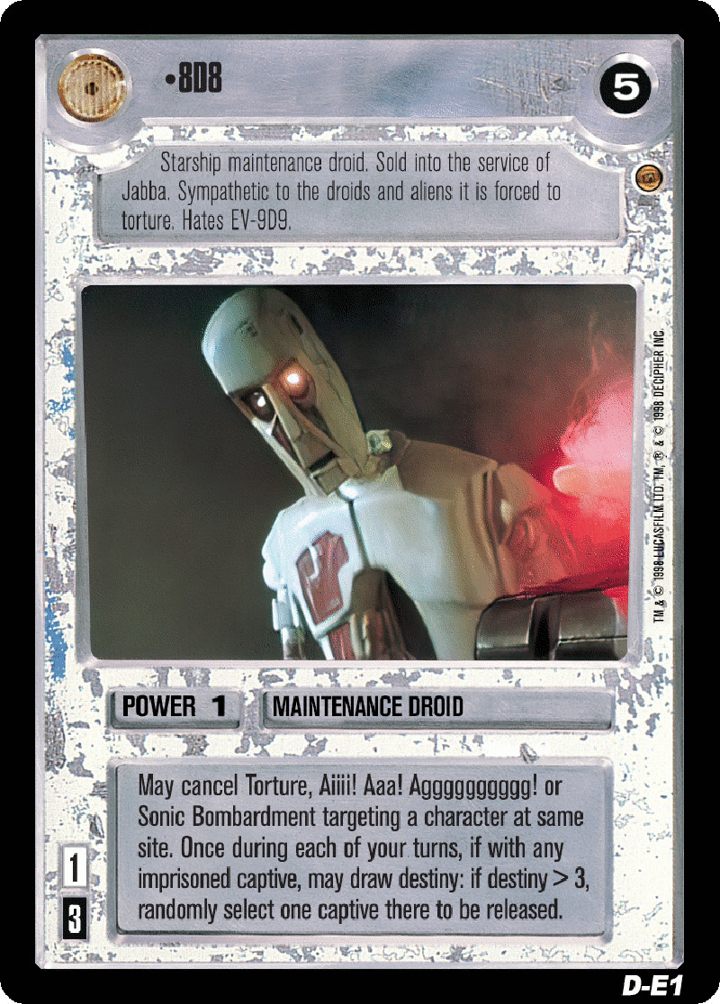 SWCCG Jabba’s Palace C/U/R Singles [choose card] Star Wars CCG
