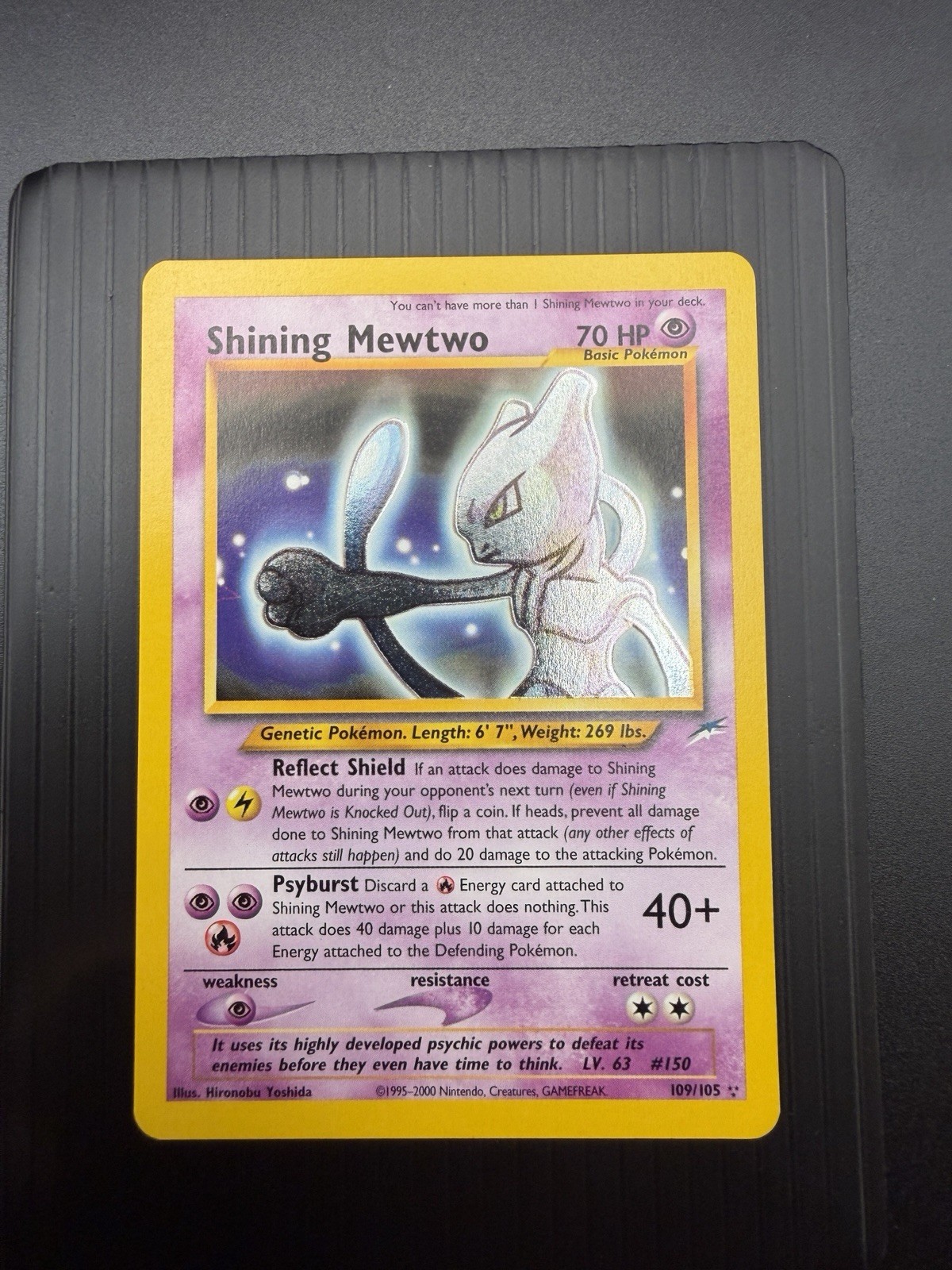 Shining Mewtwo 109/105 Neo Destiny Holo Shining Unlimited English NM-/LP+