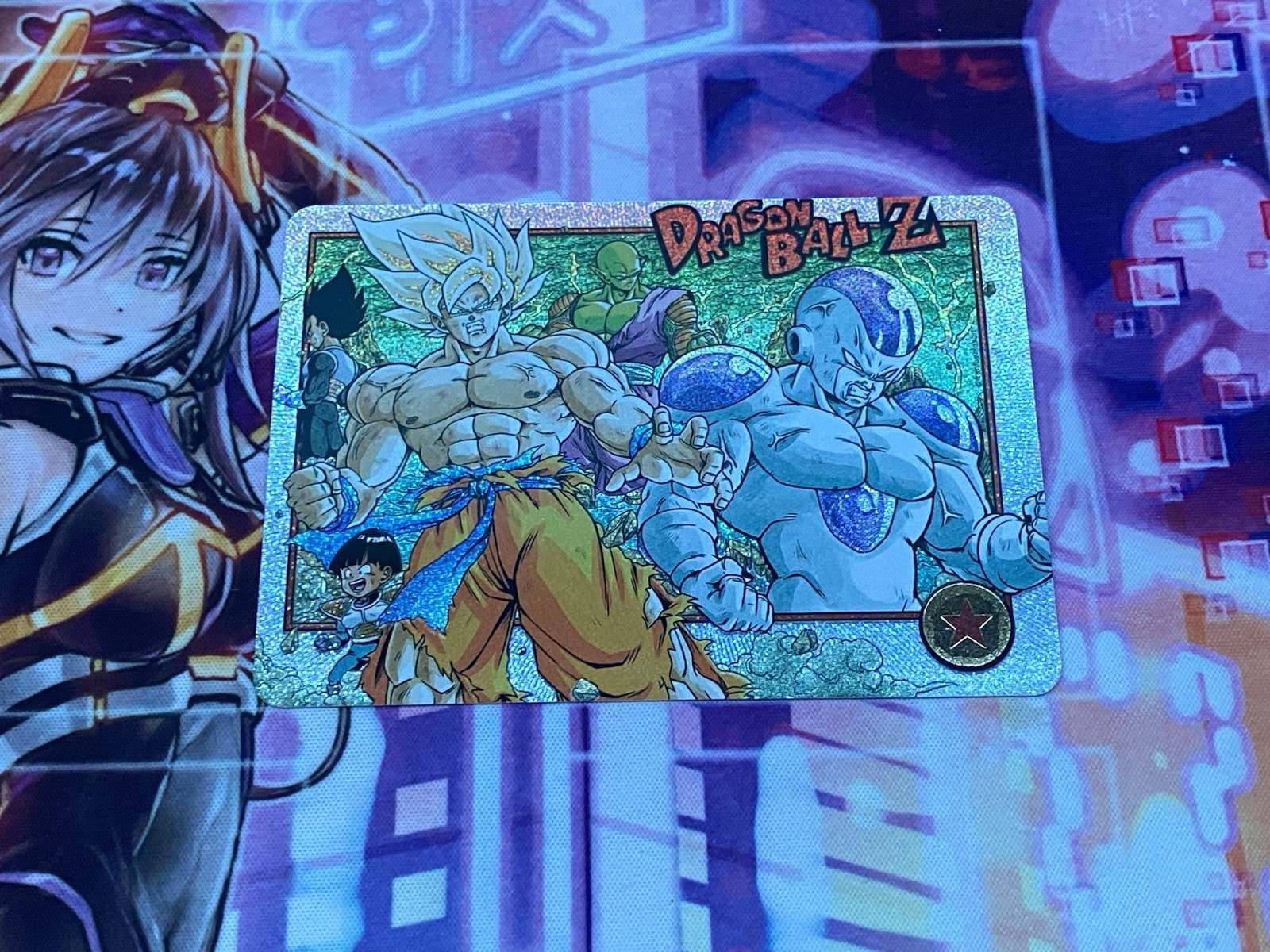 Super Saiyan Goku Frieza Piccolo DRAGON BALL Silver Anime ACG Waifu Holo Card