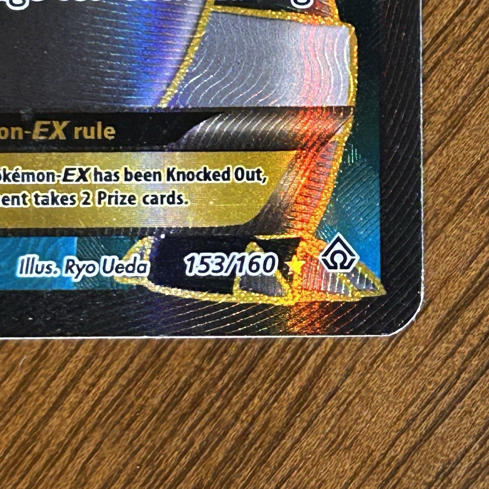 Aggron EX 153/160, MP, Textured Full Art, XY Primal Clash Pokémon Card, 2015
