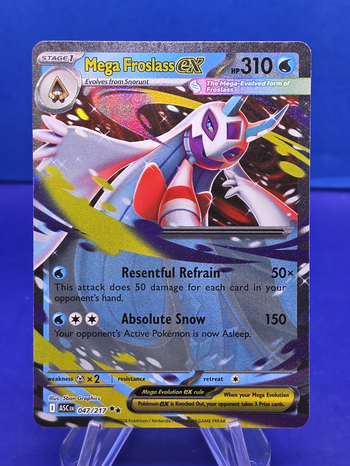 Mega Froslass ex 047/217 Me: Ascended Heroes Holo