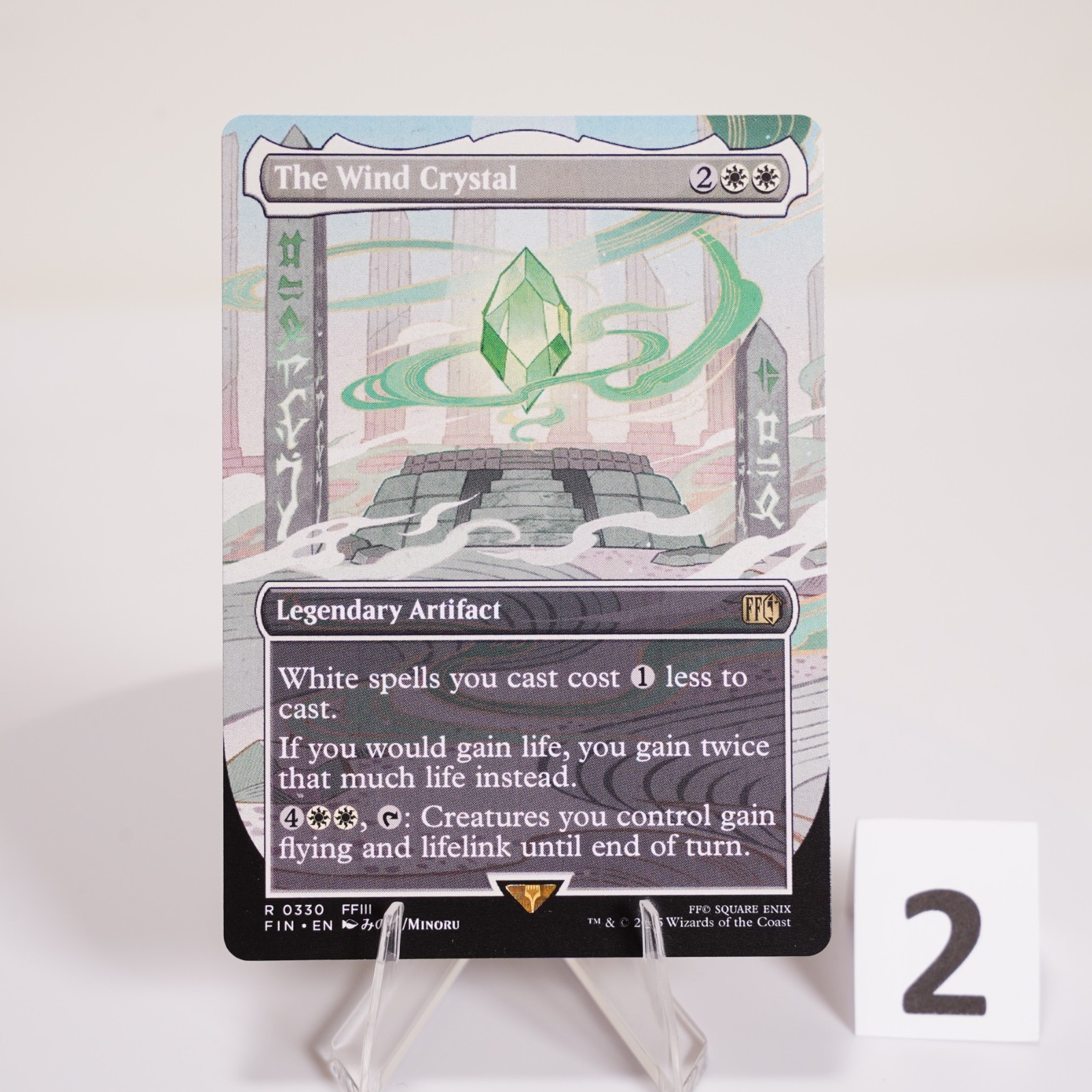The Wind Crystal Borderless 330 Regular MTG Final Fantasy FIN NM