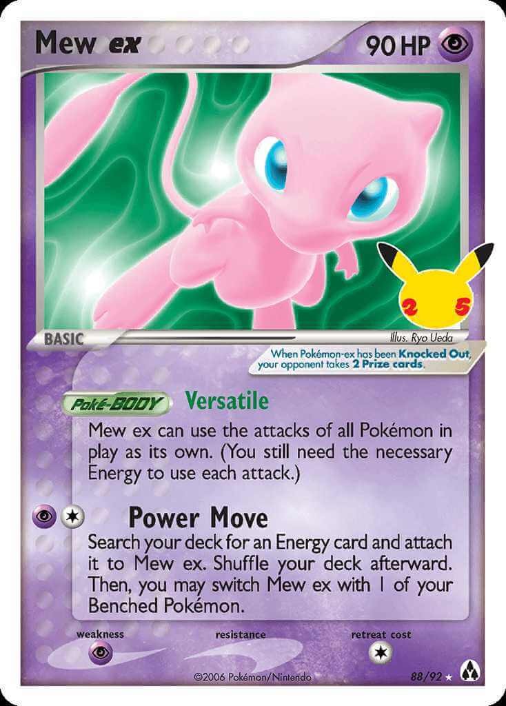 Mew ex 88/92 Classic Collection Holo CCC MTG NM