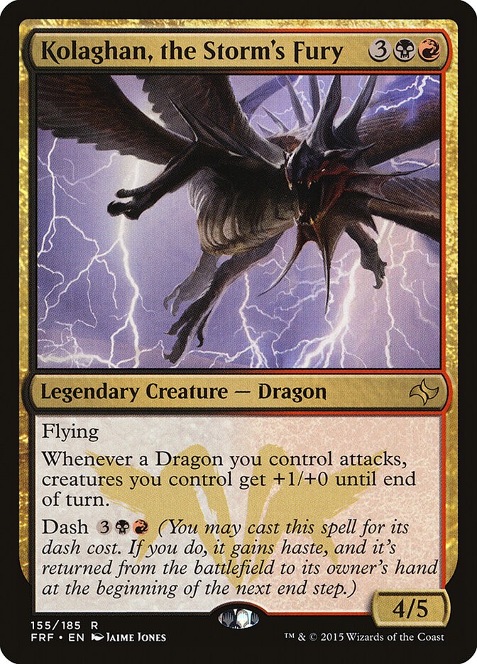 Kolaghan, the Storm’s Fury (155) Fate Reforged FRF MTG Magic