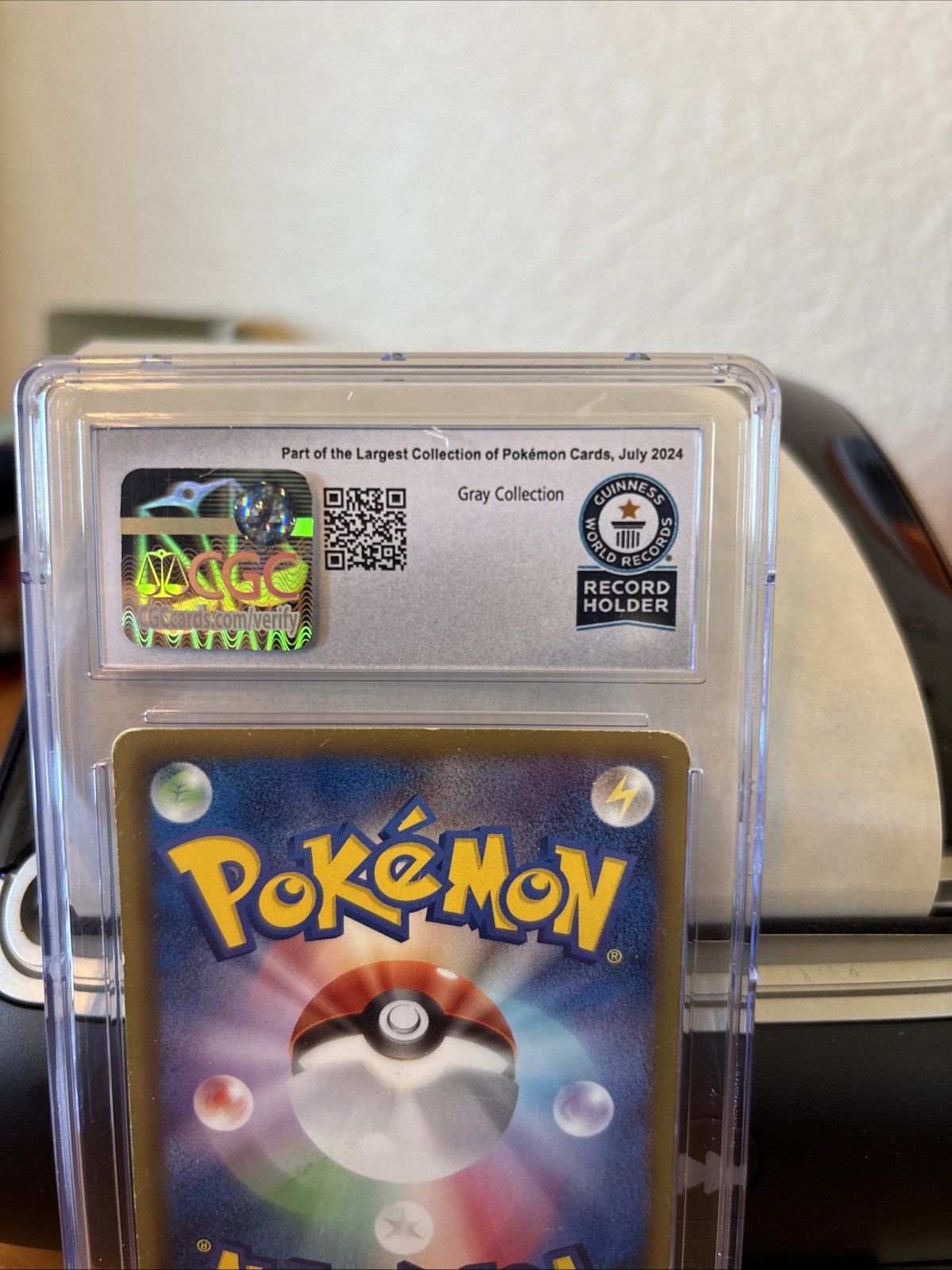 Pokemon Scrafty 2011 Japanese 010/020 Guinness World Record Holder 1/1 CGC Slab