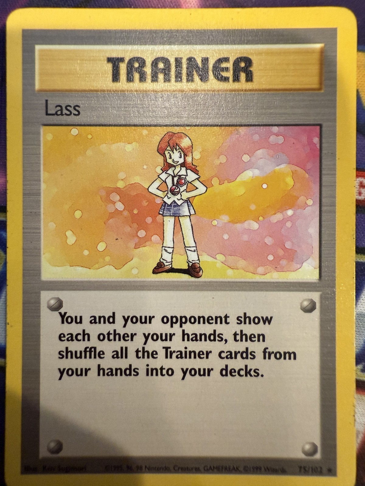 Lass Rare Base Set 075/102 LP