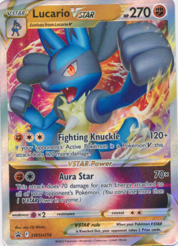 Lucario VSTAR – SWSH214 Sword & Shield Promo Near Mint Pokemon TCG