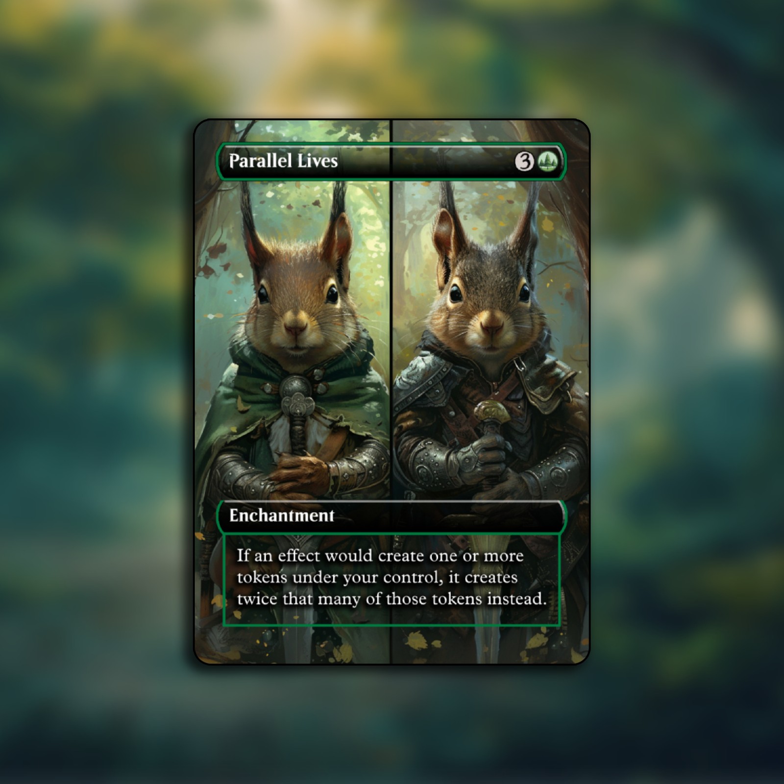 Parallel Lives MTG Playtest Card Custom Alt Art Commander Foil/Regular