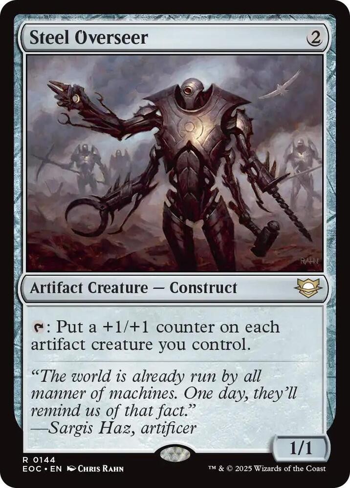 1x Steel Overseer – Commander: Edge of Eternities – NM – MTG