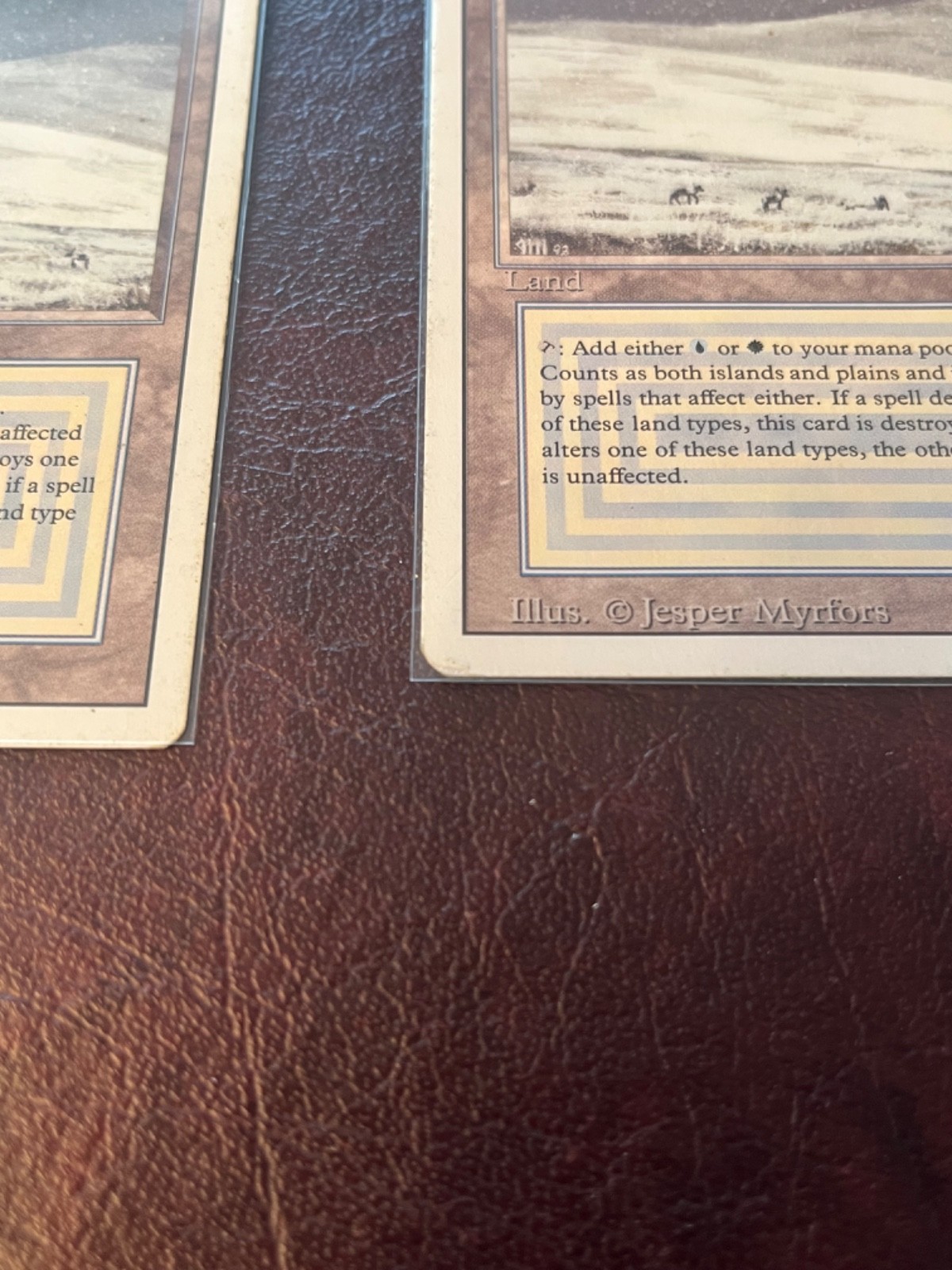 2X MTG Tundra 3rd and 4th Edition Moderately to Heavily Played Please See Photos